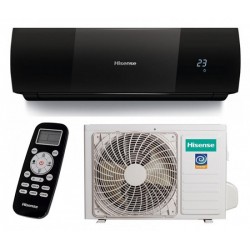 Настенный кондиционер черного цвета Hisense AS-07UR4SYDDE025G